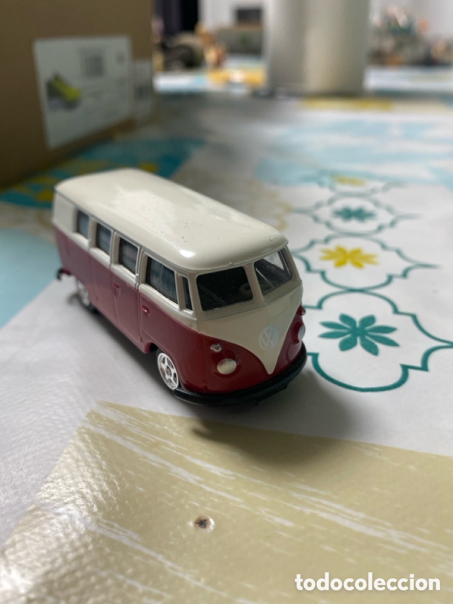 Coches a escala: Coche Volkswagen bus escala 1:60 marca Welly