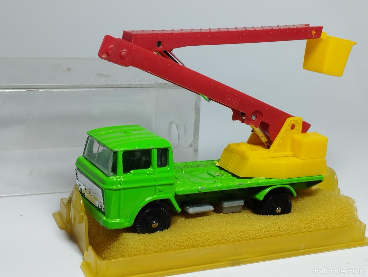 Coches a escala: ANTIGUO CAMION DAF 2600 GRUA TELESCOPICA LOS PRIMEROS MAJORETTE ORIGINALES 1,64 NUEVO EN SU CAJA