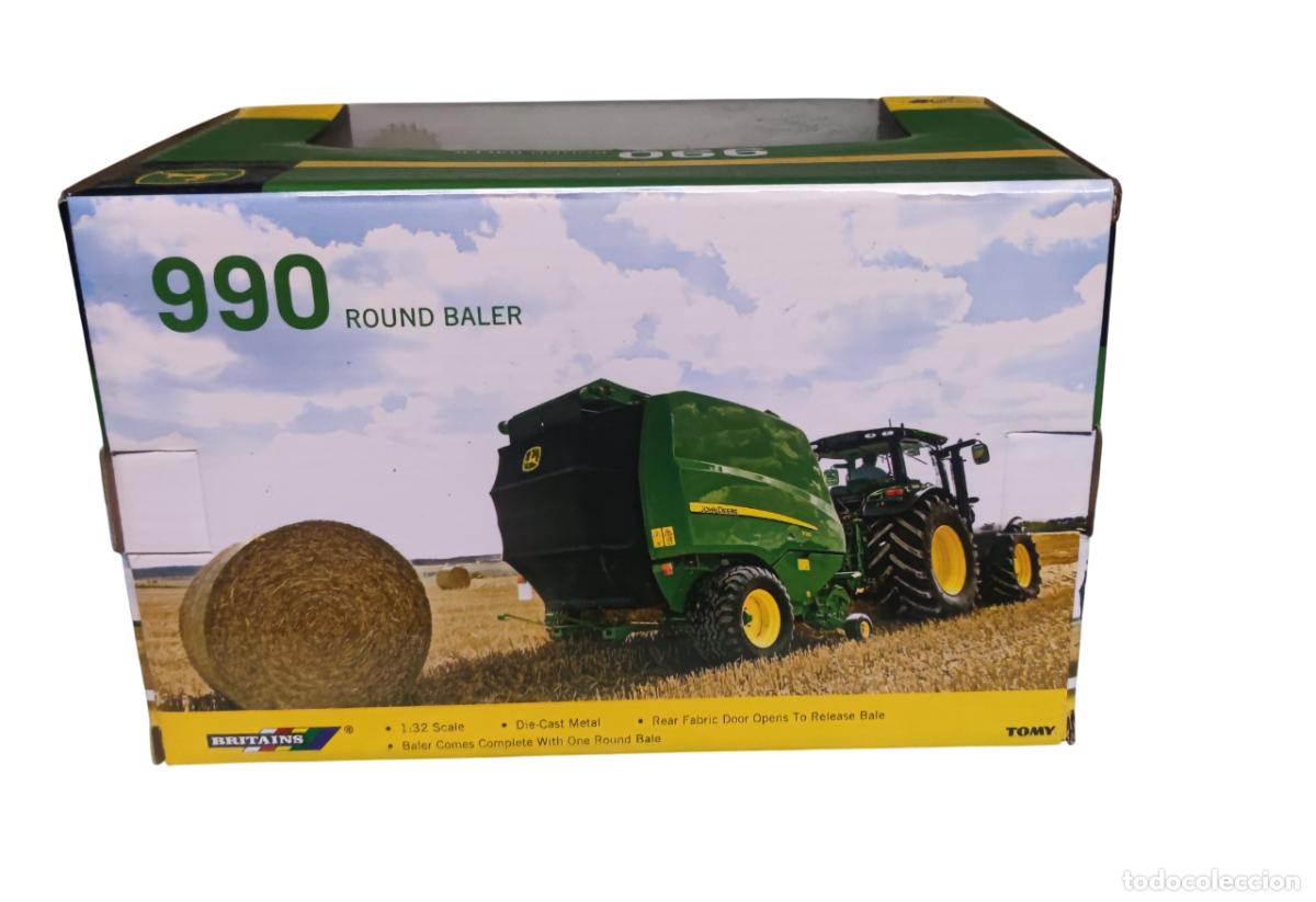 Coches a escala: 990 Round Baler Jhon Deere- Britains-w - Foto 2