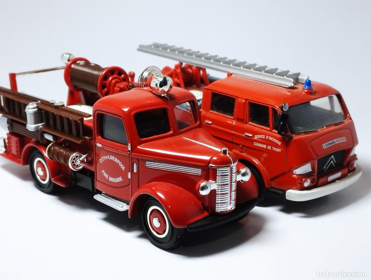 Coches a escala: LOTE 2 COCHESCAMION CITROEN 350 BELPHEGOR BOMBEROS BEDFORD EBRO EDICIONES DEL PRADO