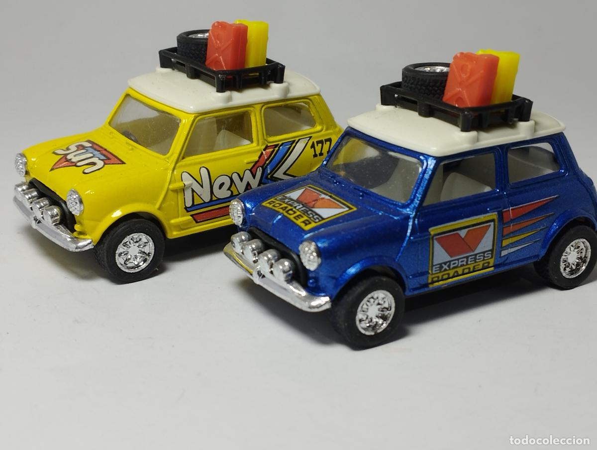 Voitures &agrave; l'&eacute;chelle: LOTE 2 COCHES AUSTIN MINI COOPER RALLYE DE KINTOY ESCALA 1,64
