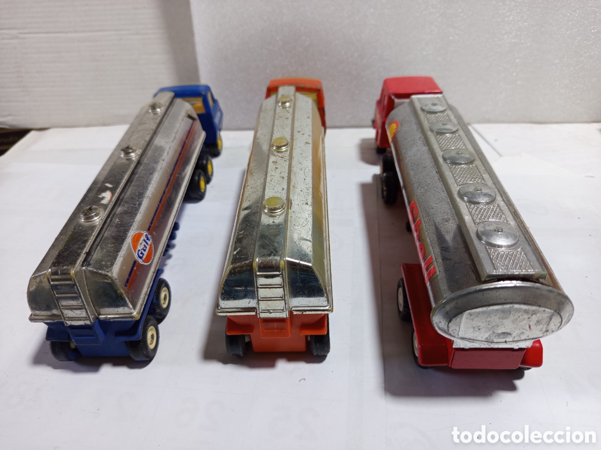 Coches a escala: 2 camiones cisterna Tonka - Foto 4