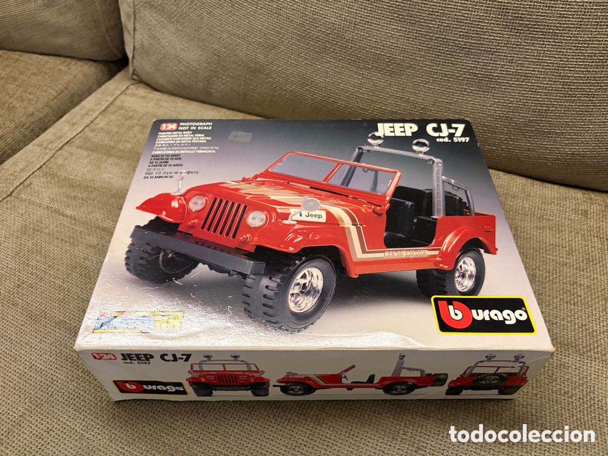 Coches a escala: Jeep CJ-7 cod. 5197 burago a terminar de montar - Foto 3
