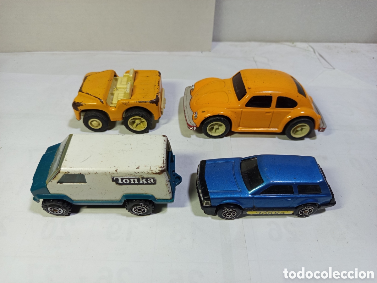 Coches a escala: 4 veh&iacute;culos marca Tonka - Foto 2