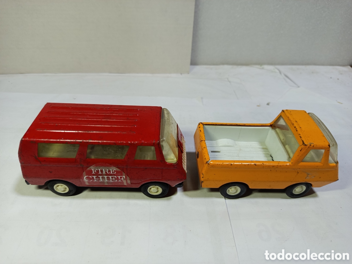 Coches a escala: 2 furgonetas marca Tonka - Foto 2
