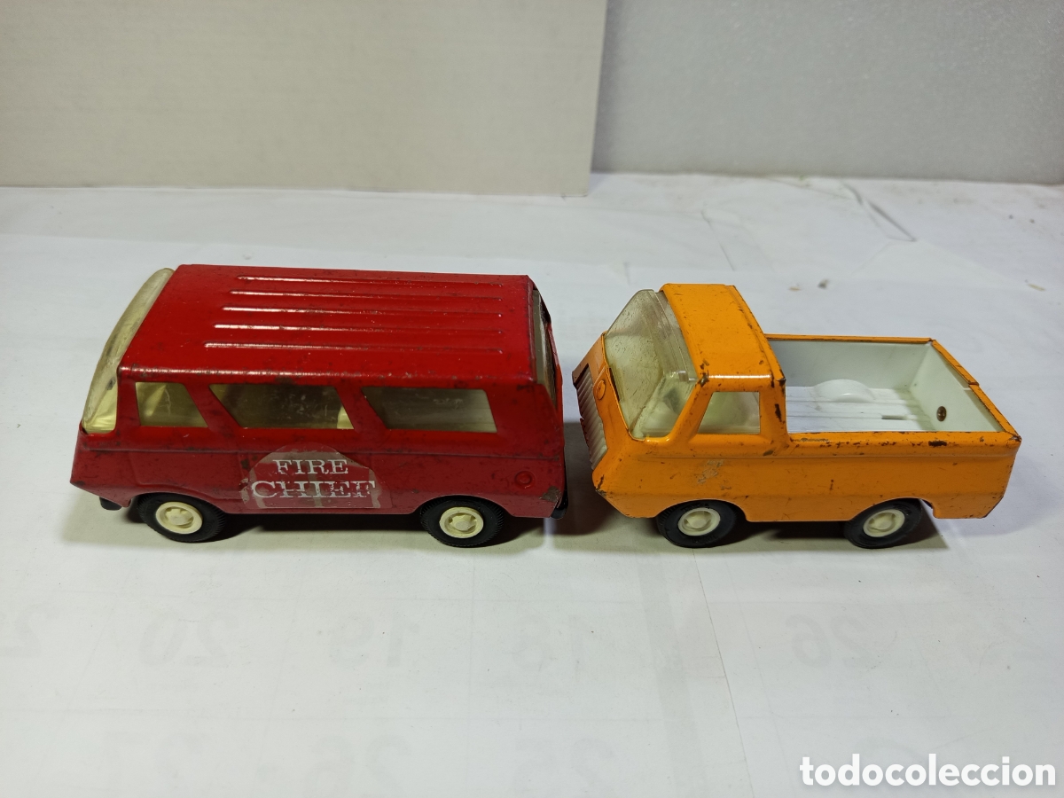 Coches a escala: 2 furgonetas marca Tonka - Foto 3