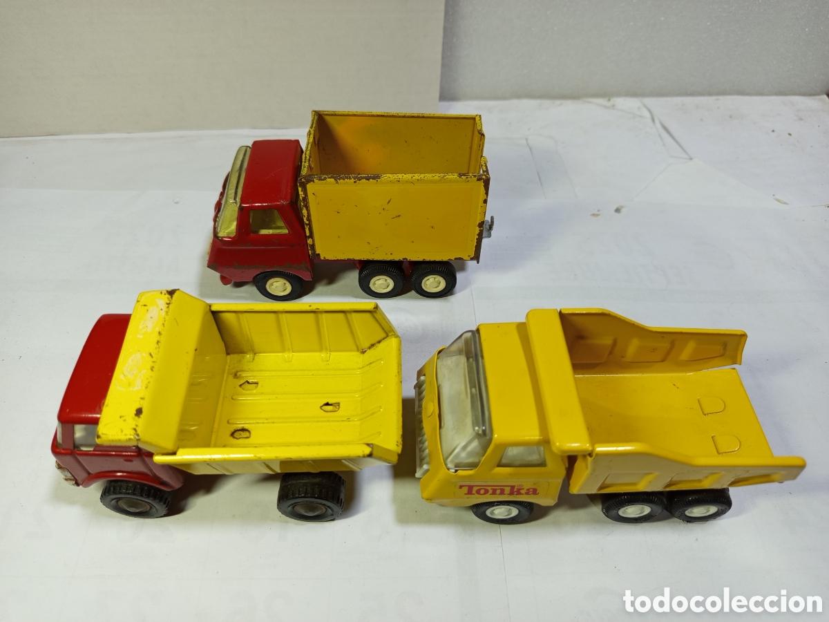 Coches a escala: 3 camiones marca Tonka - Foto 2