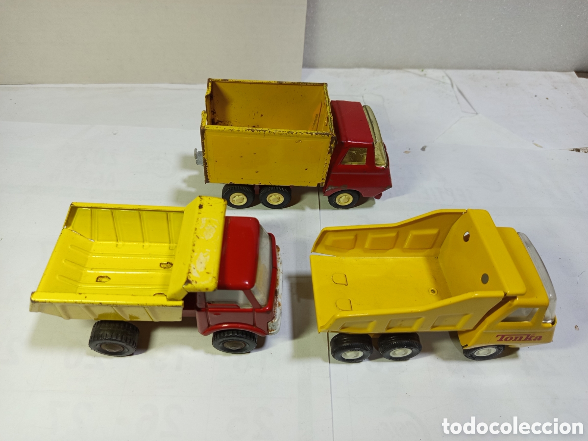 Coches a escala: 3 camiones marca Tonka - Foto 4