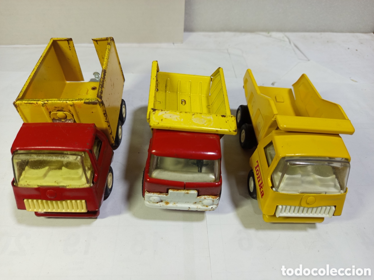 Coches a escala: 3 camiones marca Tonka - Foto 1