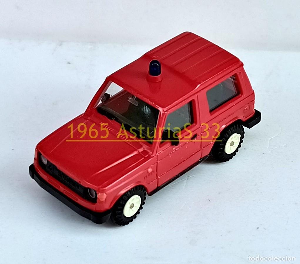 Coches a escala: 1/87 HO R.M JEEP 4X4 TODO TERRENO MITSUBISHI PAJERO BOMBEROS FIRE FUOCO INCENDIOS SERVICIO GR&Uacute;A