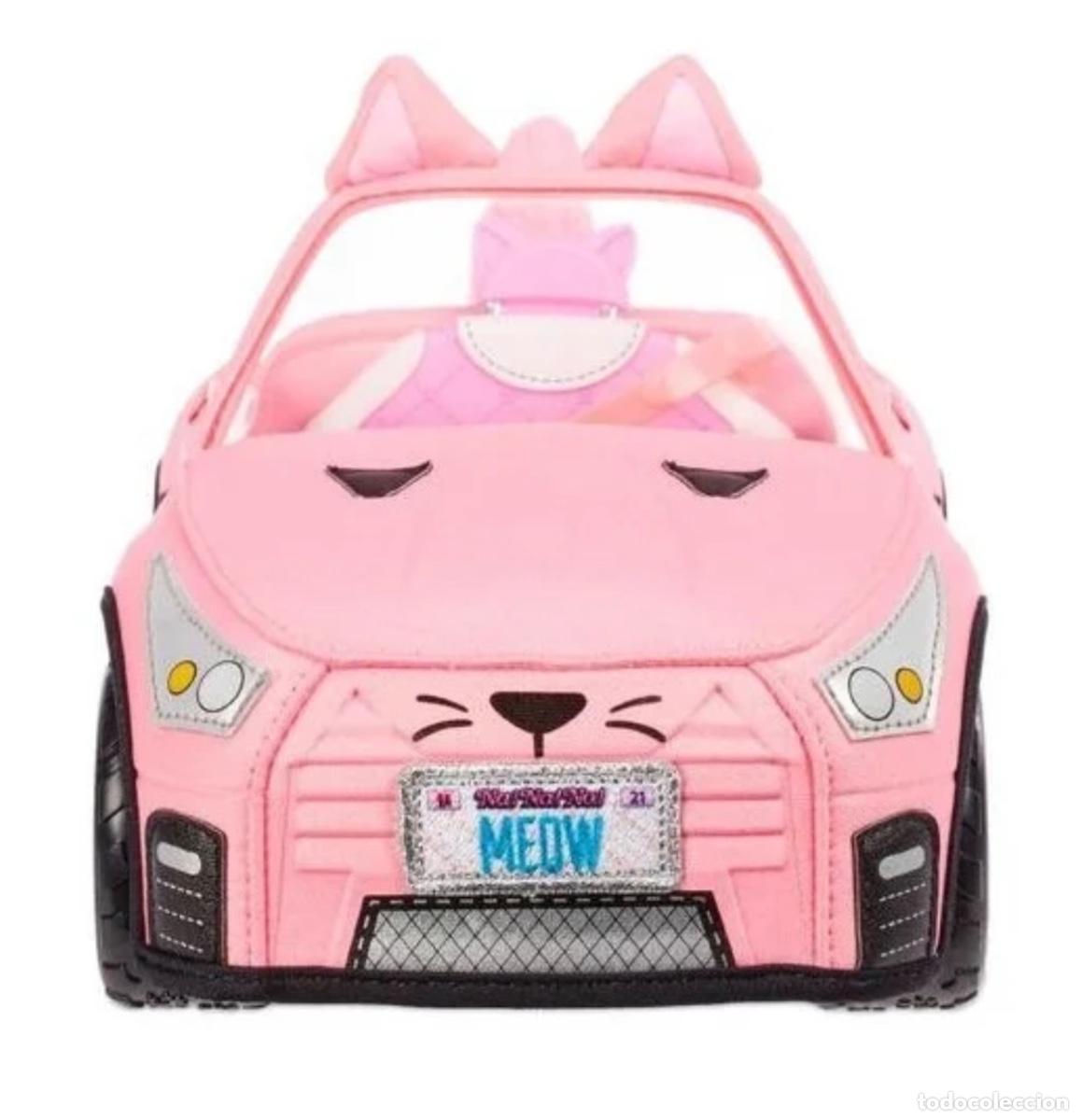 Coches a escala: Coche convertible mu&ntilde;eca color rosa - Foto 2