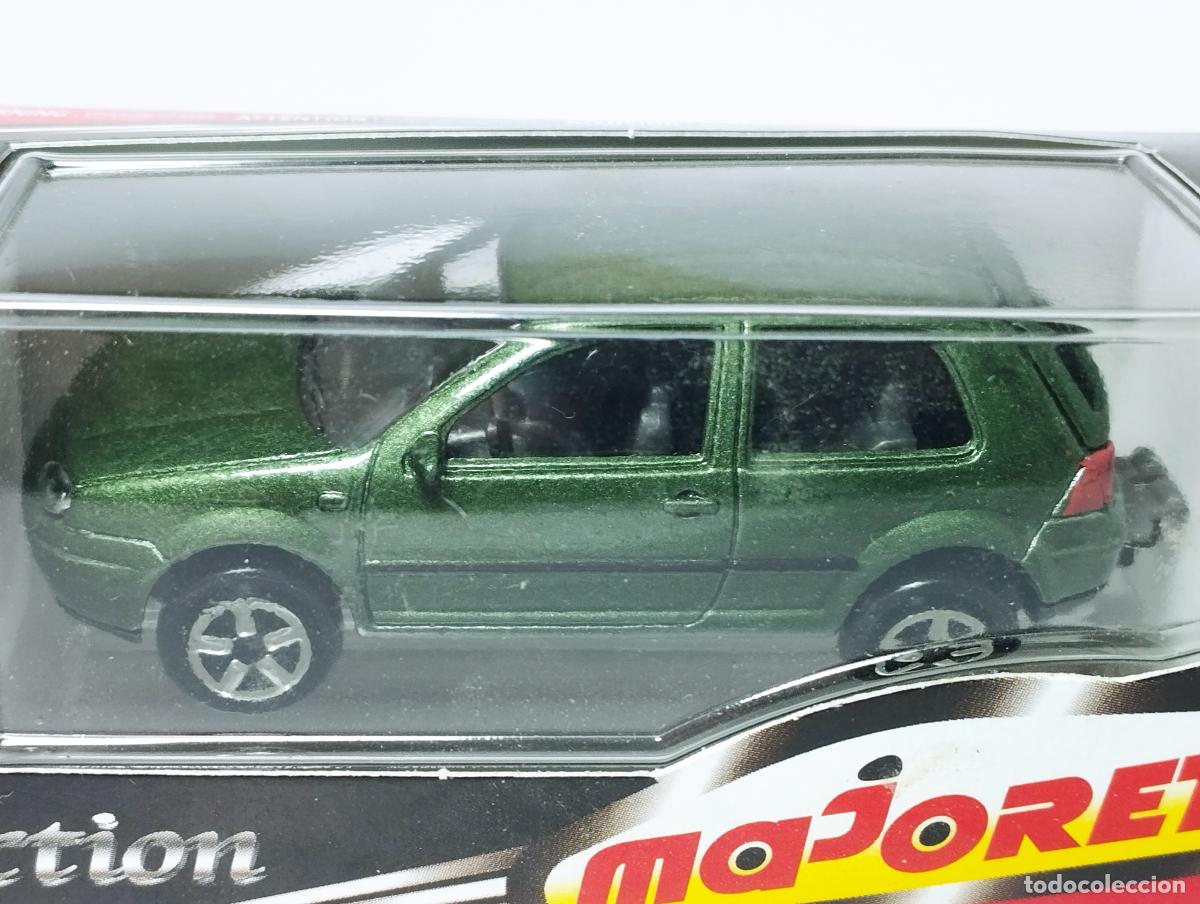 Coches a escala: VW VOLKSWAGEN GOLF IV GTI VERDE METALIZADO MAJORETTE 1,64 NUEVO EN SU CAJA
