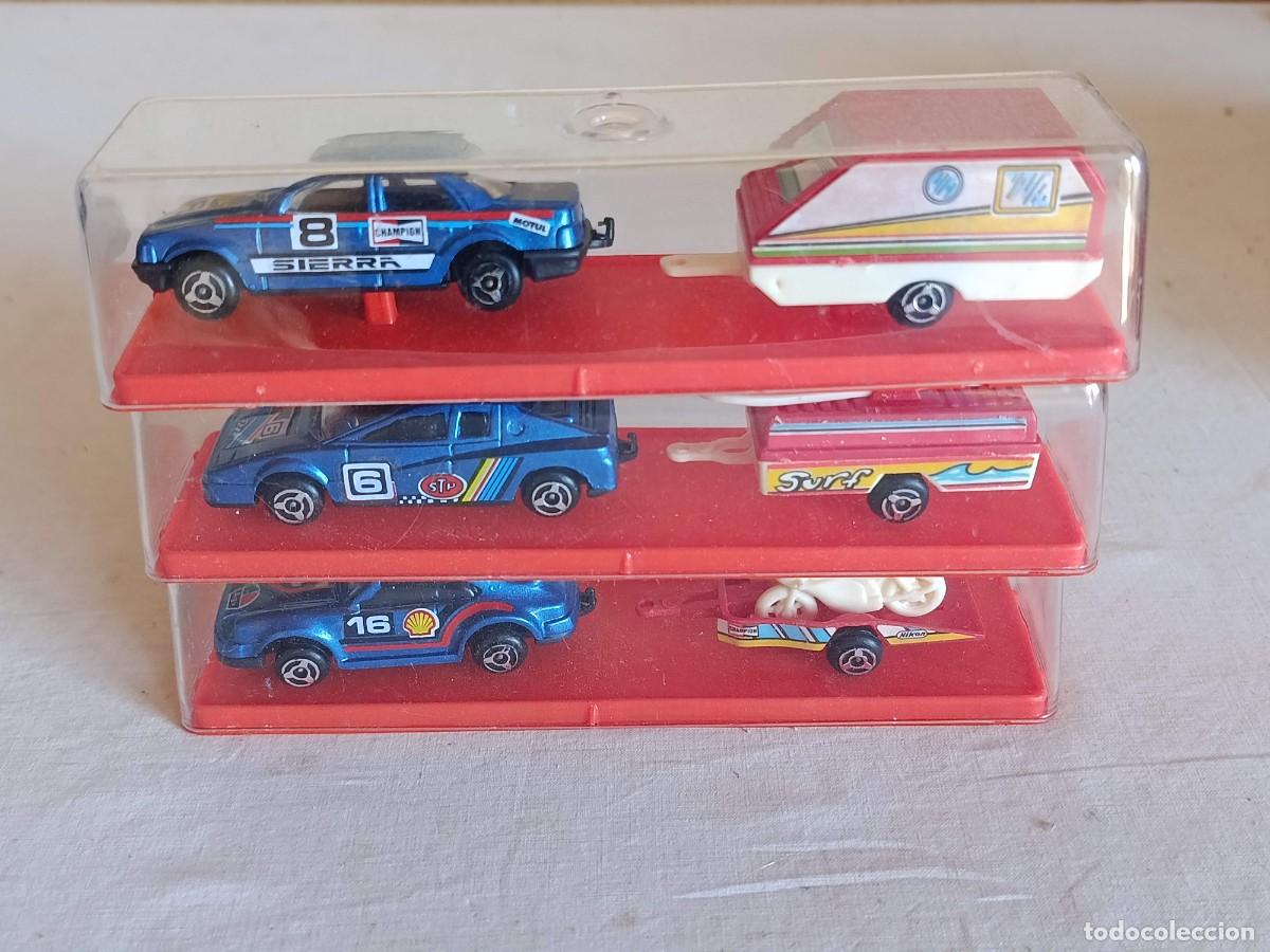 Coches a escala: Lote 3 coches gisima con remolque - Foto 1