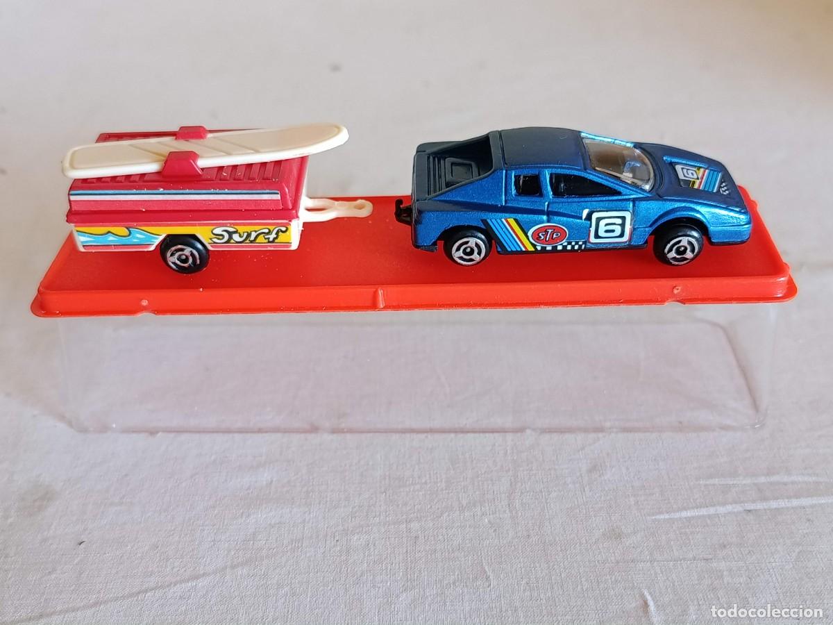 Coches a escala: Lote 3 coches gisima con remolque - Foto 7