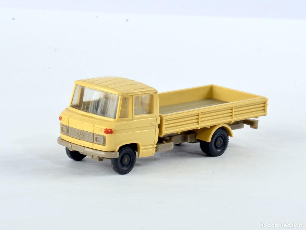 Coches a escala: Wiking Escala H0 1:87 Antiguo Mercedes Benz L406D L408 Plataforma A&ntilde;os 70