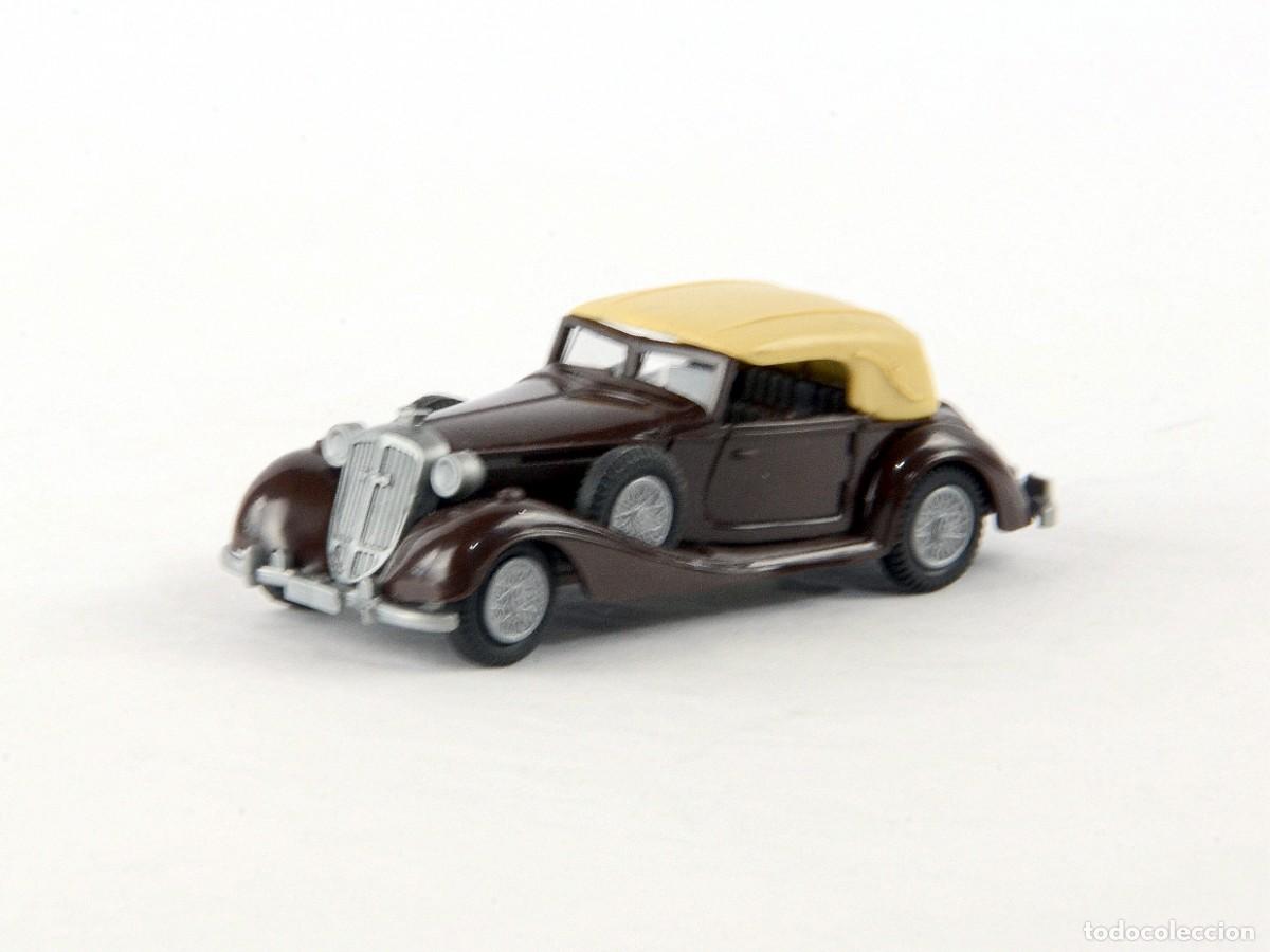 Coches a escala: Pralin&eacute; Escala 1:87 H0 Horch 853A Marr&oacute;n Cerrado con Caja
