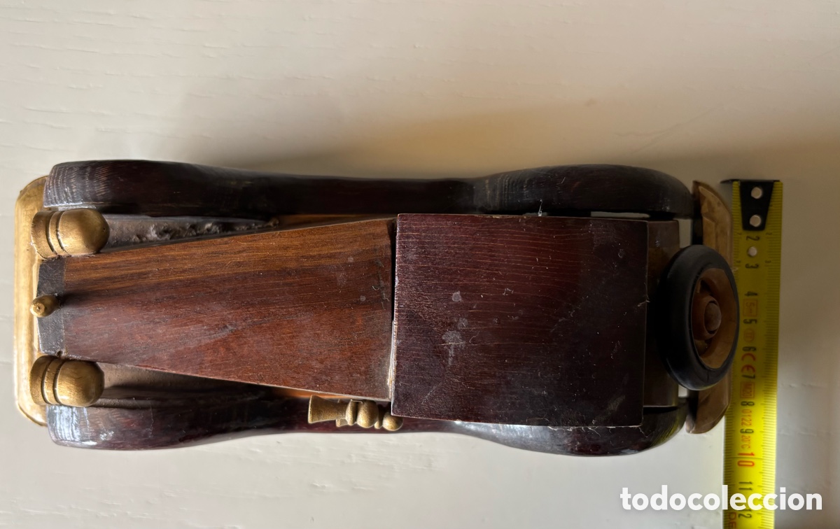 Coches a escala: R&eacute;plica de coche antiguo de madera - Foto 8