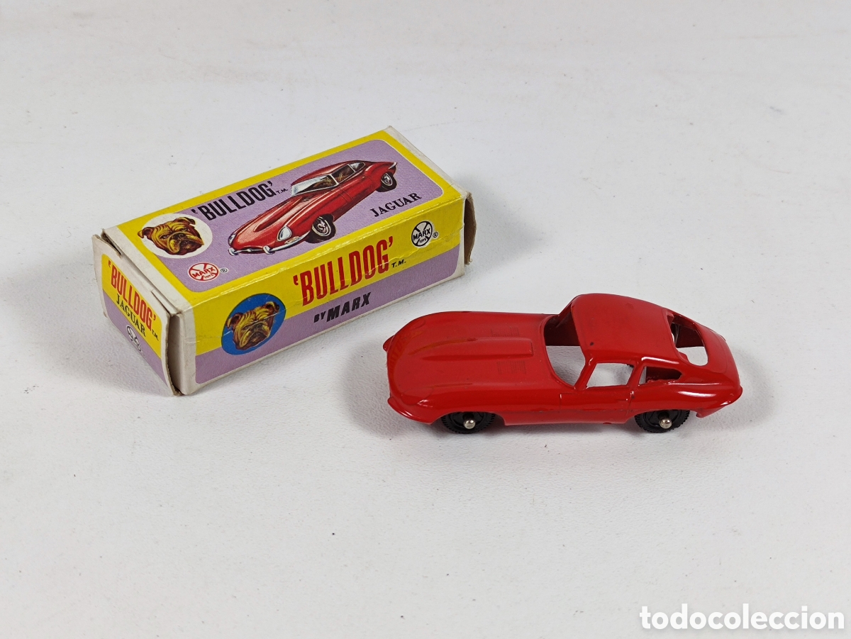 Coches a escala: Jaguar E-type de Marx Toys Junior Series Bulldog made in Hong Kong