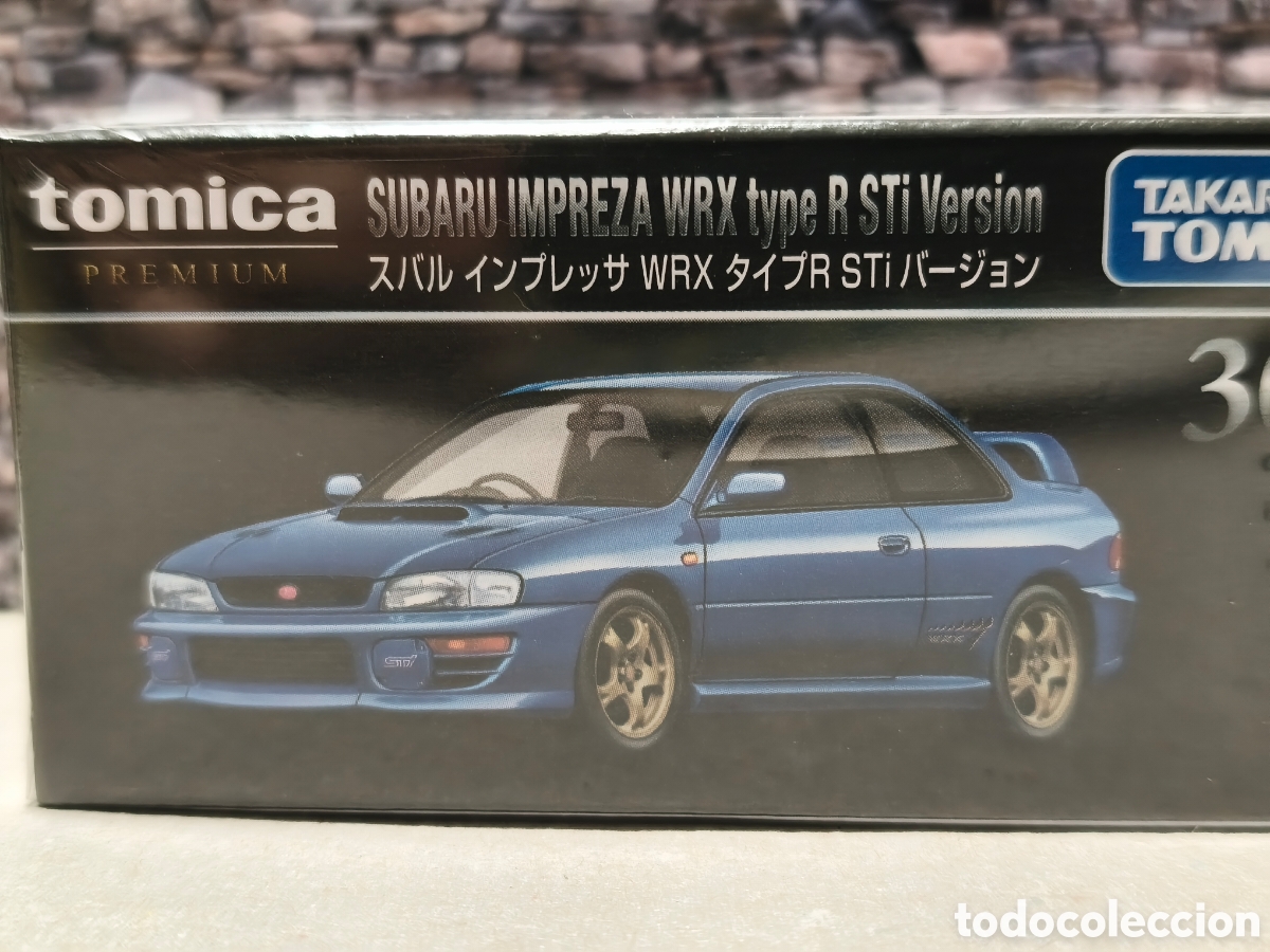 Coches a escala: Subaru Impreza WRX R Sti 1999. Tomica 1/64. Leer bien descripci&oacute;n