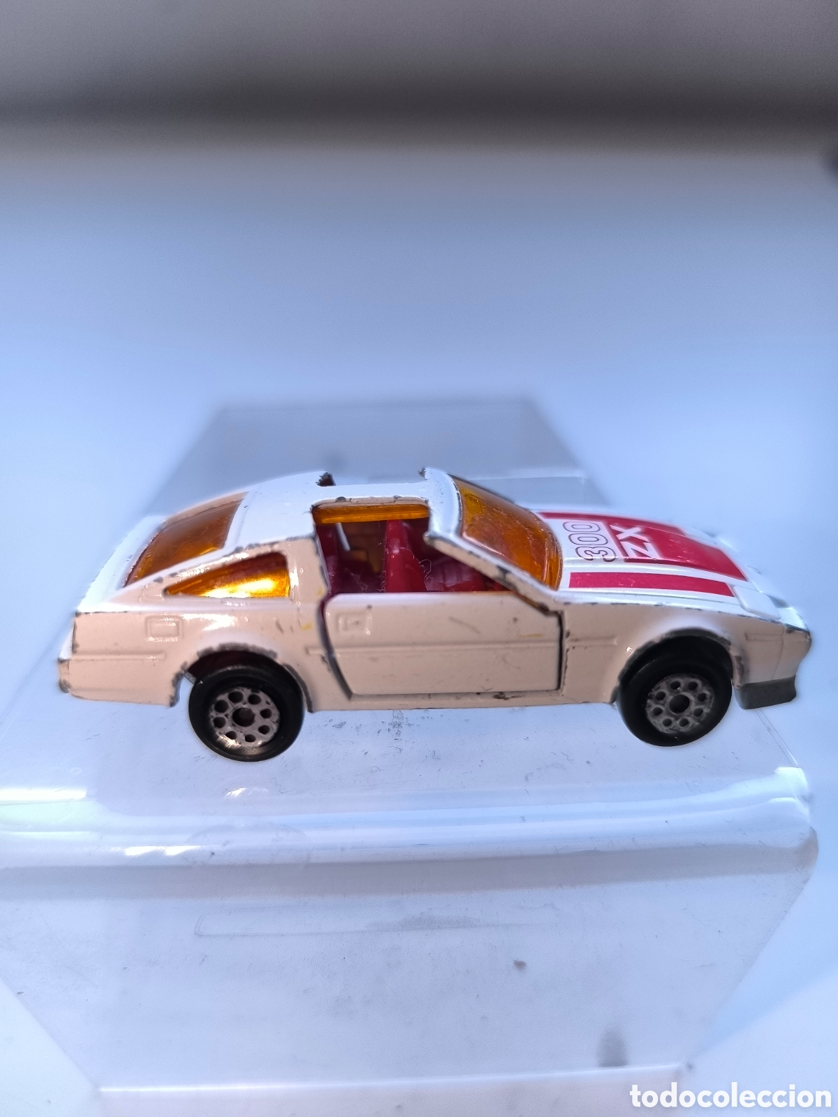 Coches a escala: COCHE MAJORETTE NISSAN 300 ZX TURBO ECH 1:62 N.O 214 BLANCO