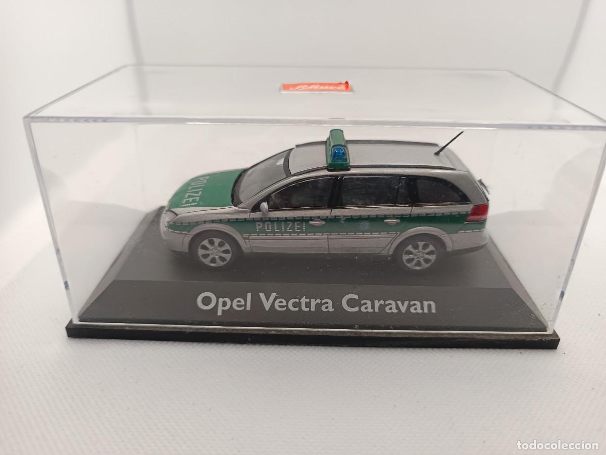 Coches a escala: Opel Vectra Caravan 2004 Polizei Schuco Coche de policia Alemania 1:43 en perfecto estado