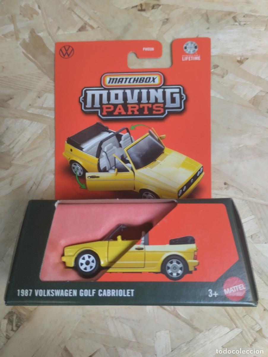 Coches a escala: Matchbox moving parts Volkswagen golf cabrio