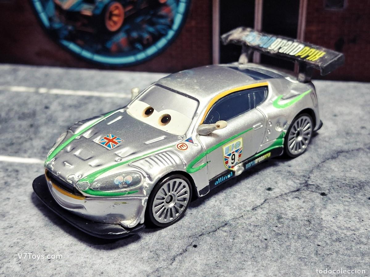Coches a escala: Nigel Gearsley Cars 1/55 Disney Pixar Mattel Aston Martin DBR9 (ver fotos)