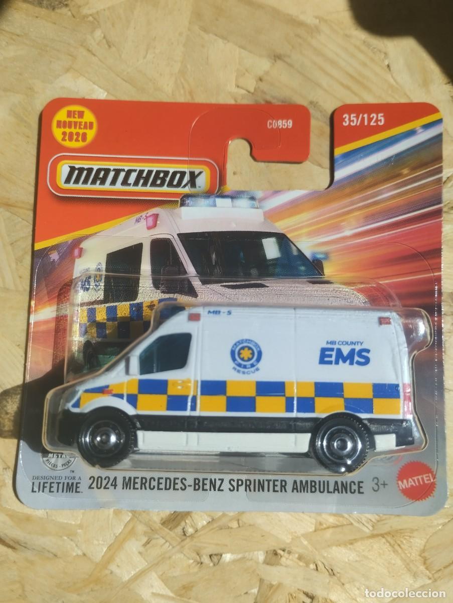 Coches a escala: Matchbox mercedes Benz sprinter