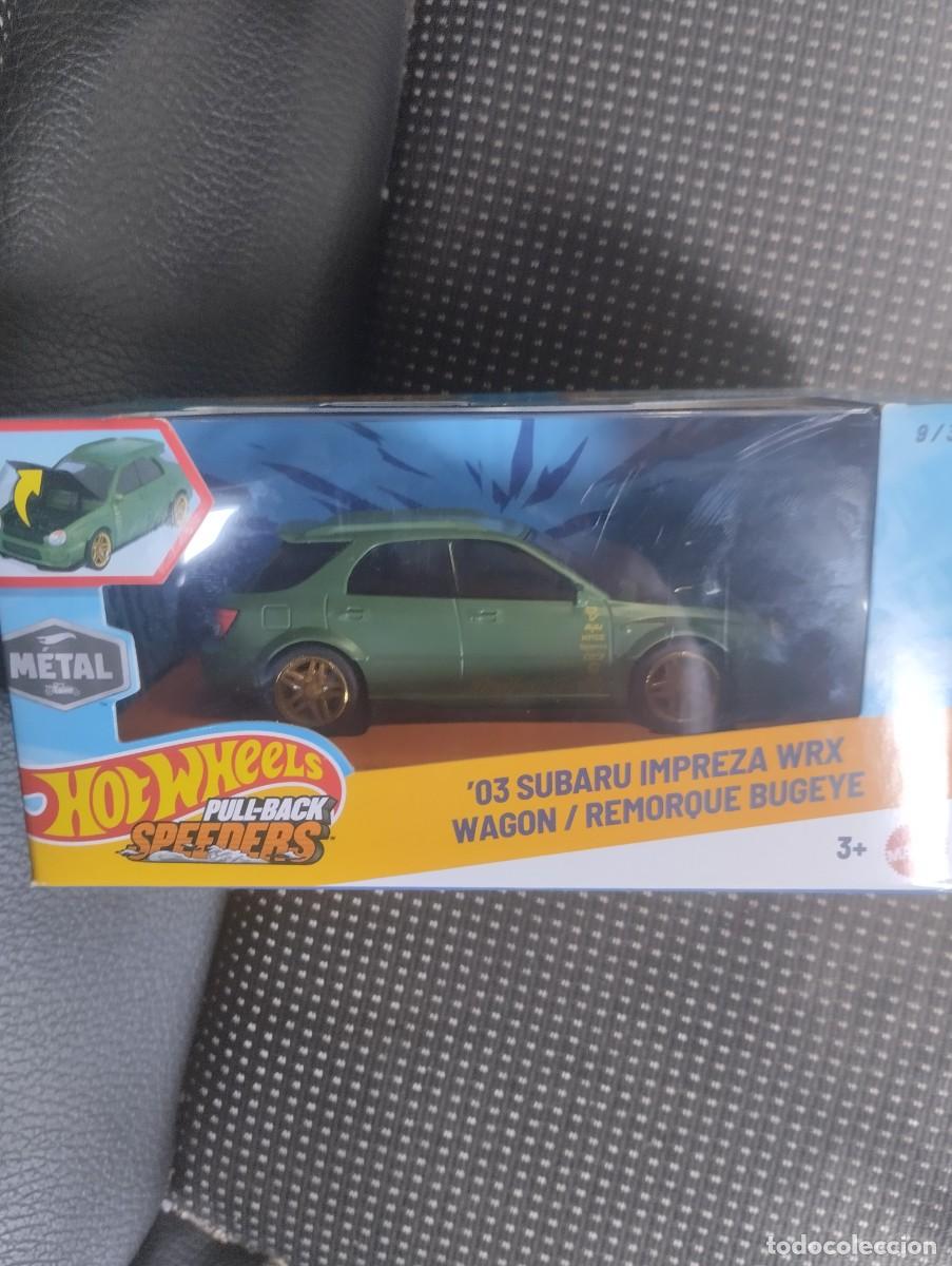 Coches a escala: Hot wheels pull back 1/43 Subaru Impreza wrx wagon