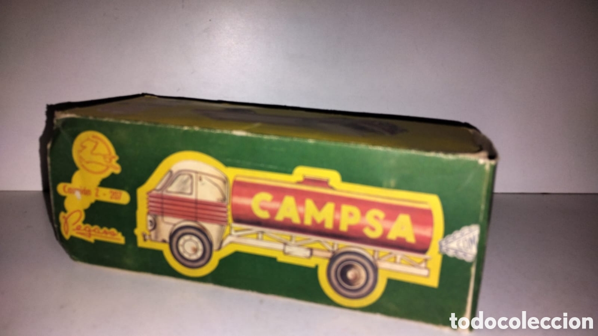Coches a escala: Caja antigua vac&iacute;a Pegaso comando
