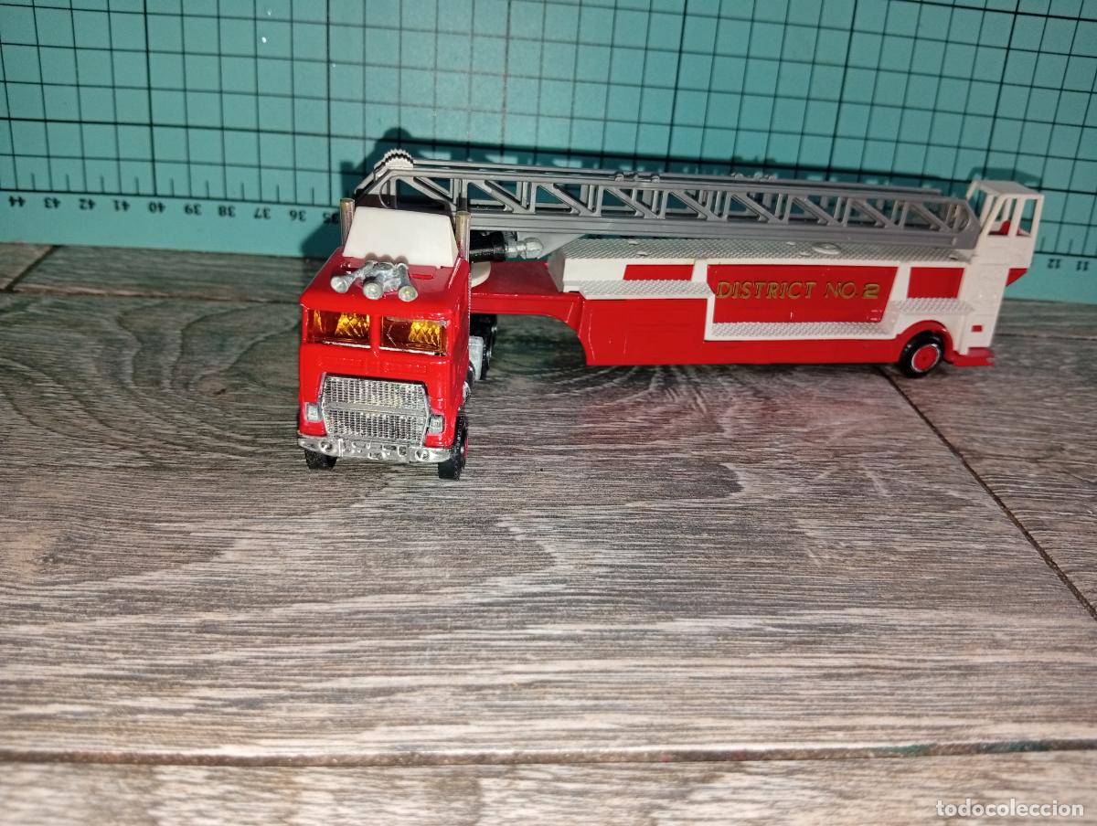 Coches a escala: Coche Camion de bomberos Majorette 1/37 Made in France n 612