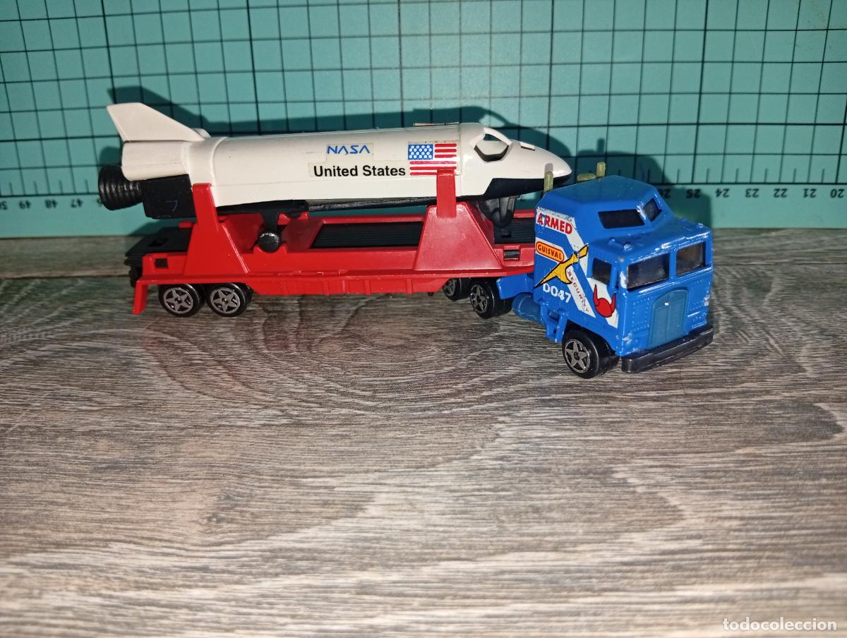 Coches a escala: Coche Camion Transporte nave nasa cohete Guisval