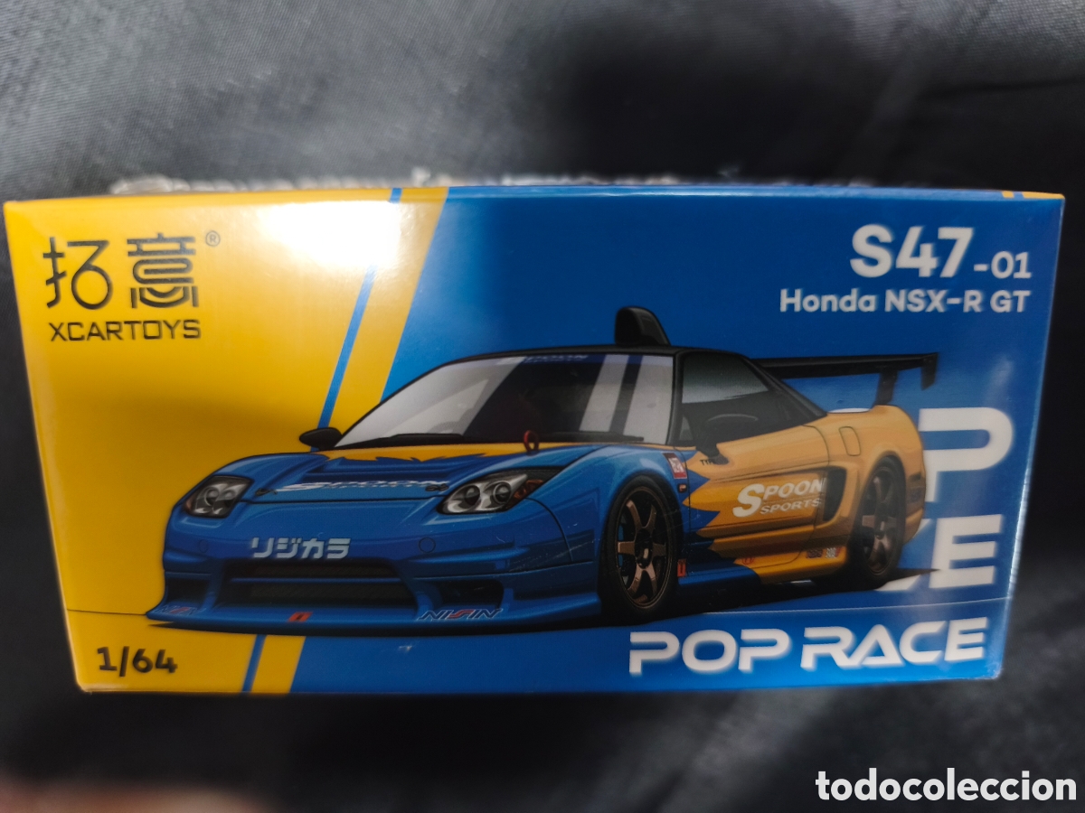 Coches a escala: Honda NSX -T GT. Pop Race 1/64. Leer bien descripci&oacute;n