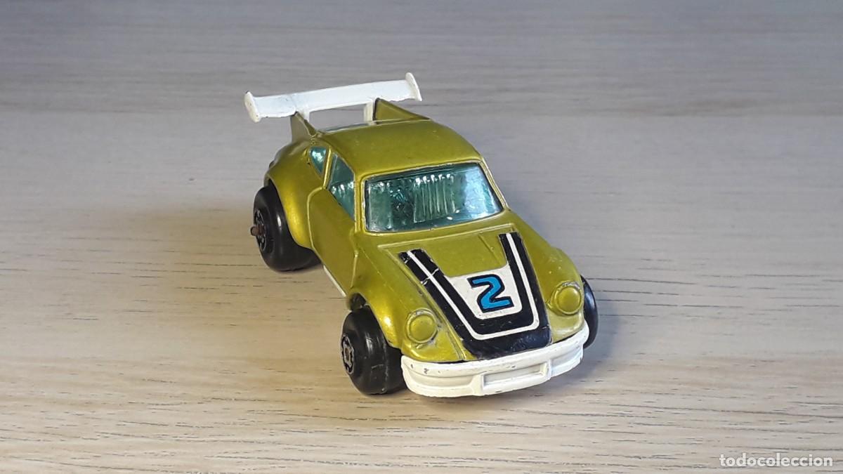 Coches a escala: Porsche 911 Turbo # 22, metal esc. aprox. 1/64, Guisval Ibi made in Spain, original a&ntilde;os 70.