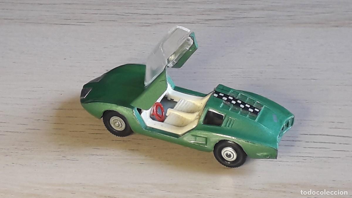 Coches a escala: Chevrolet Corvair Monza GT # 25, metal esc. aprox. 1/64, Guisval Ibi made in Spain, original a&ntilde;os 70