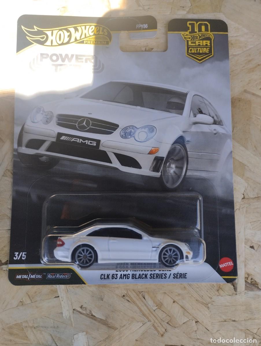 Coches a escala: Hot wheels premium mercedes amg clk 63
