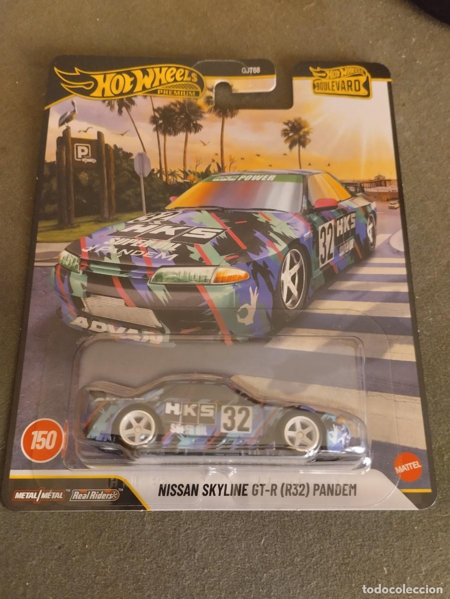 Coches a escala: Hot wheels premium Nissan skyline gtr r-32 pamdem