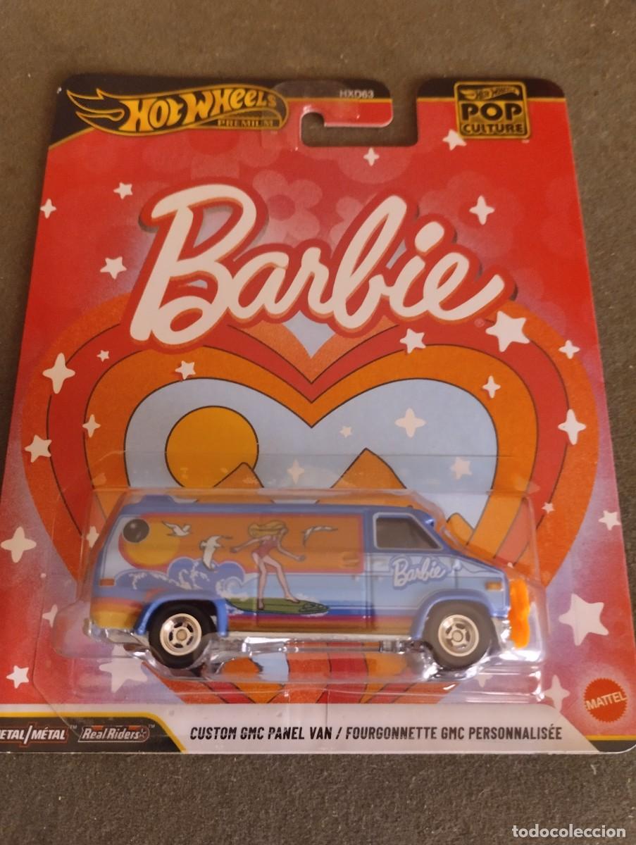 Coches a escala: Hot wheels premium Barbie GMC panel van