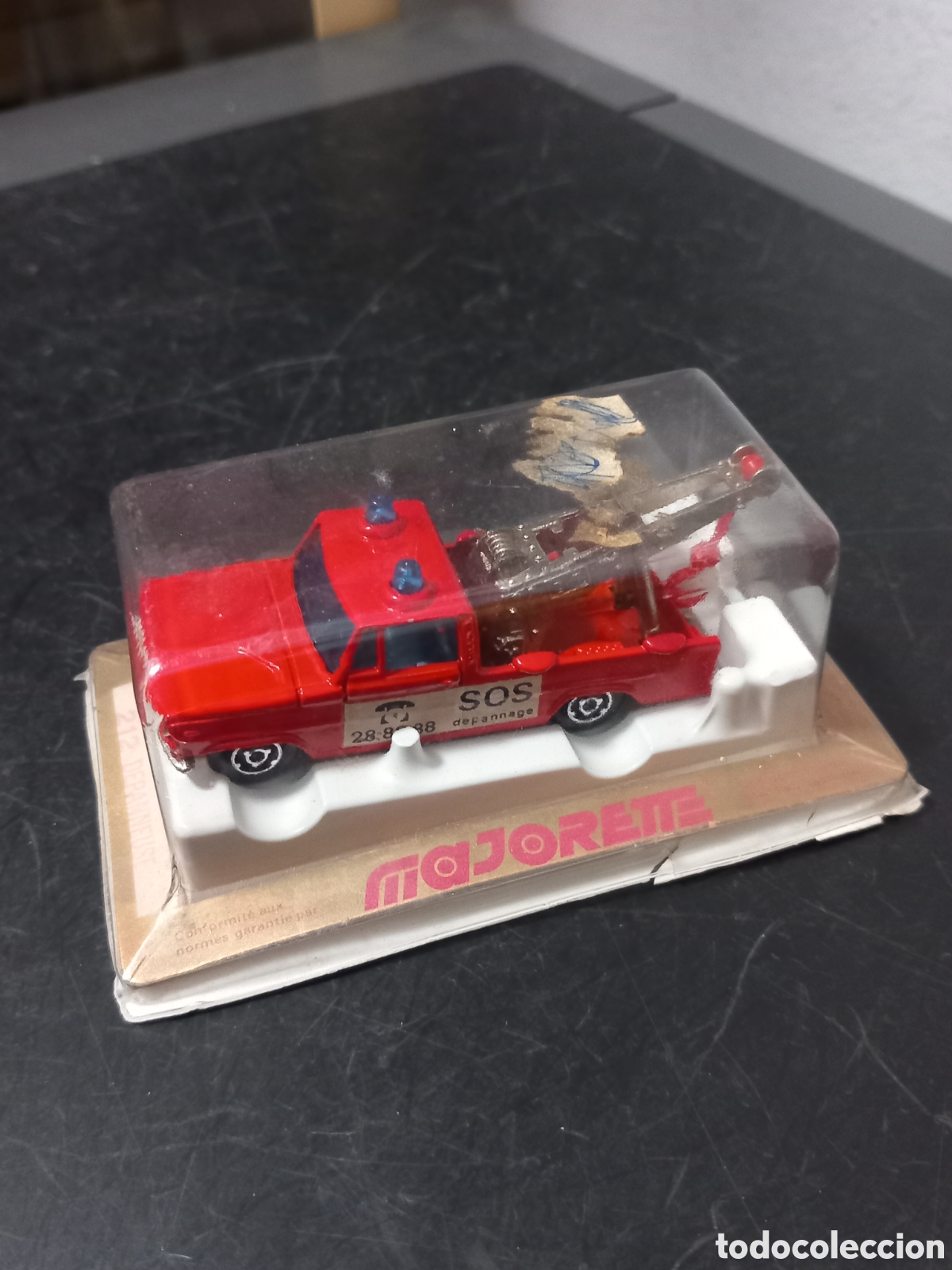 Coches a escala: MAJORETTE ANTIGUA GRUA DODGE EN BLISTER ORIGINAL NUEVA