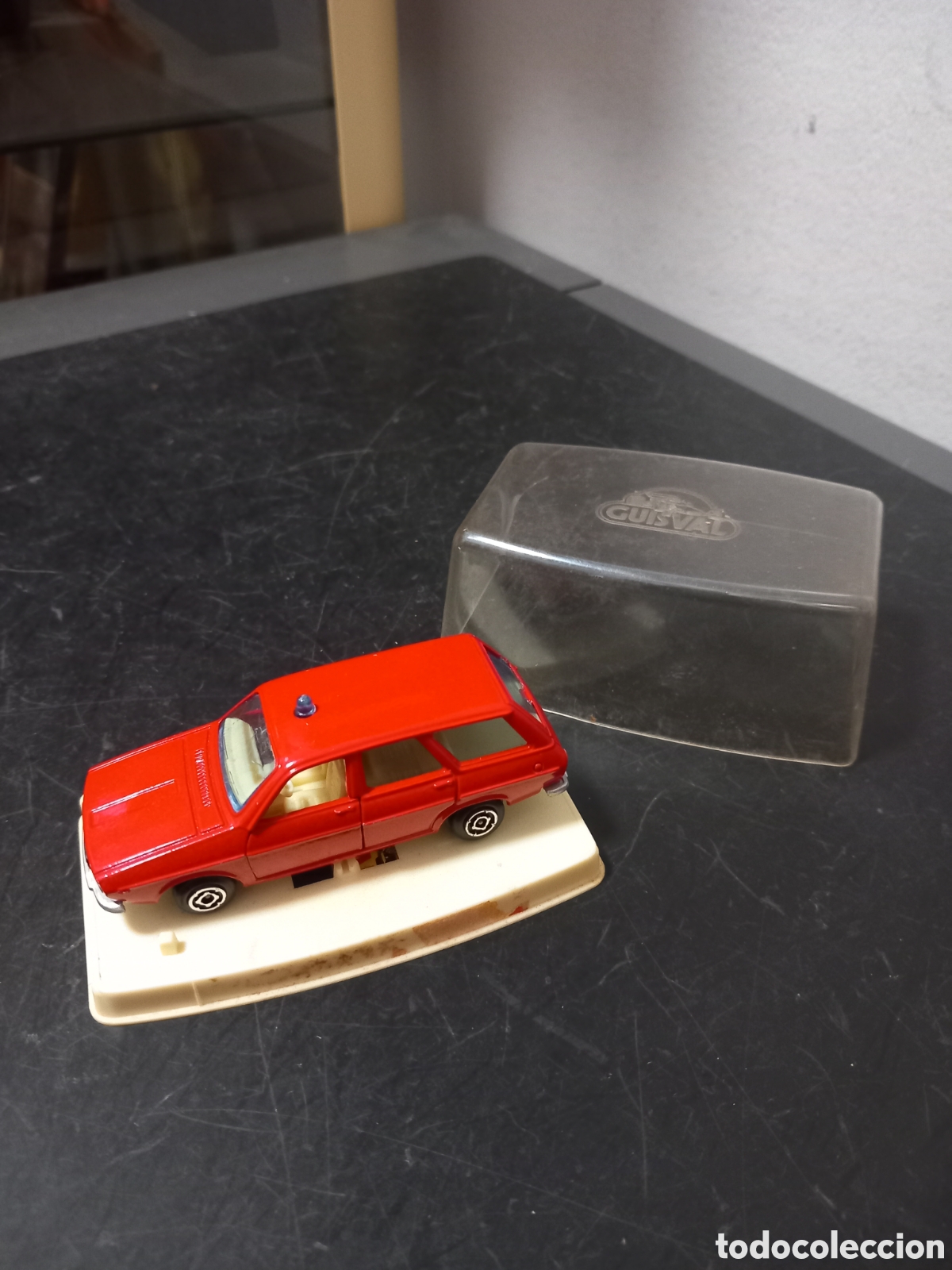 Coches a escala: GUISVAL RENAULT 12 TS ROJO JEFE BOMBEROS NUEVO EN CAJA CON LIBRITO