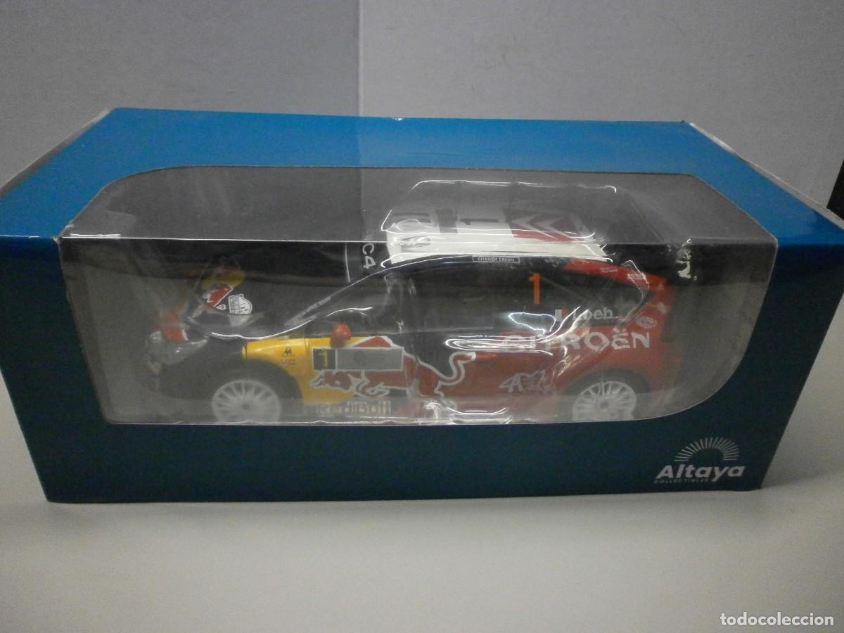 Coches a escala: coleccion altaya coche rallye de francia 1 loeb citroen c4 red bull nuevo sin abrir