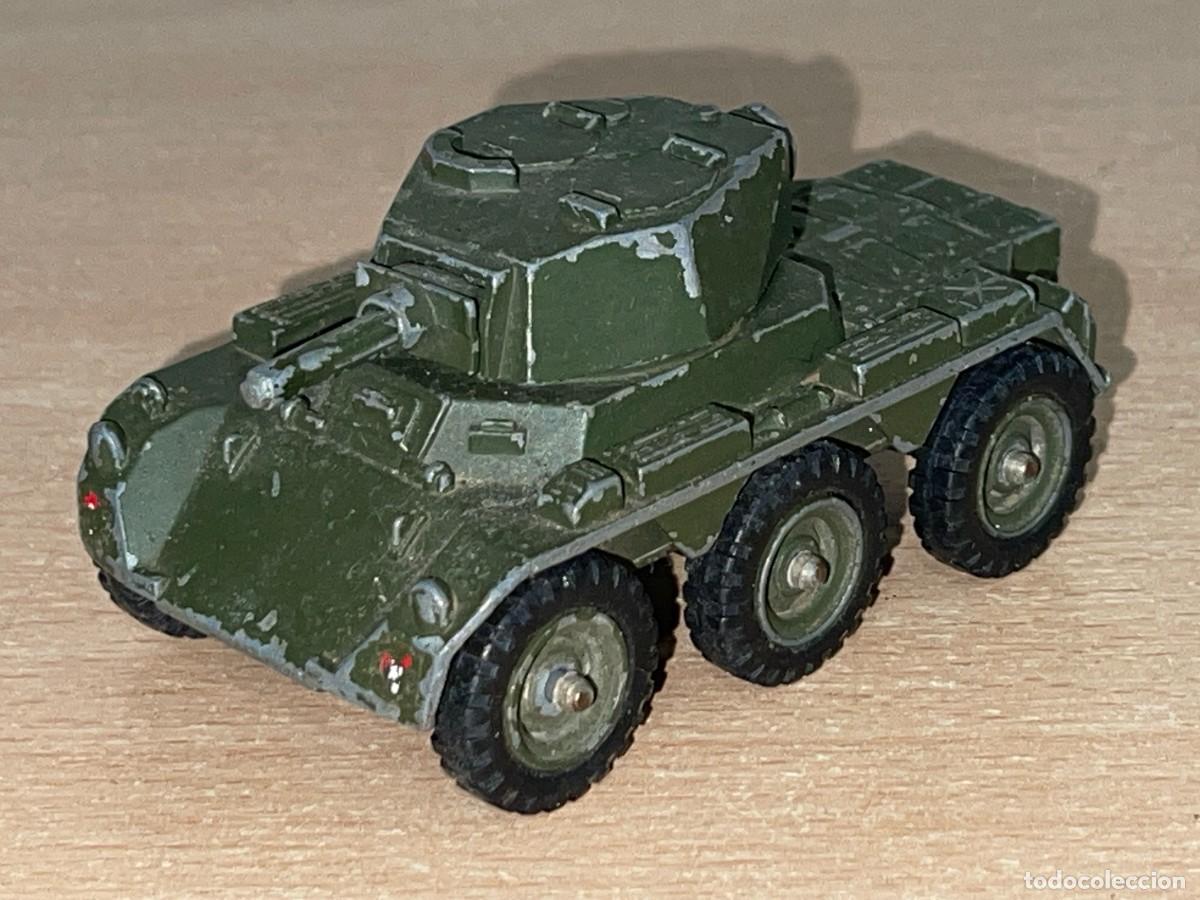 Coches a escala: 48- Corgi Toys veh&iacute;culo militar blindado SALADIN Armoured Car Made in Hong Kong die-cast a&ntilde;os 60/70