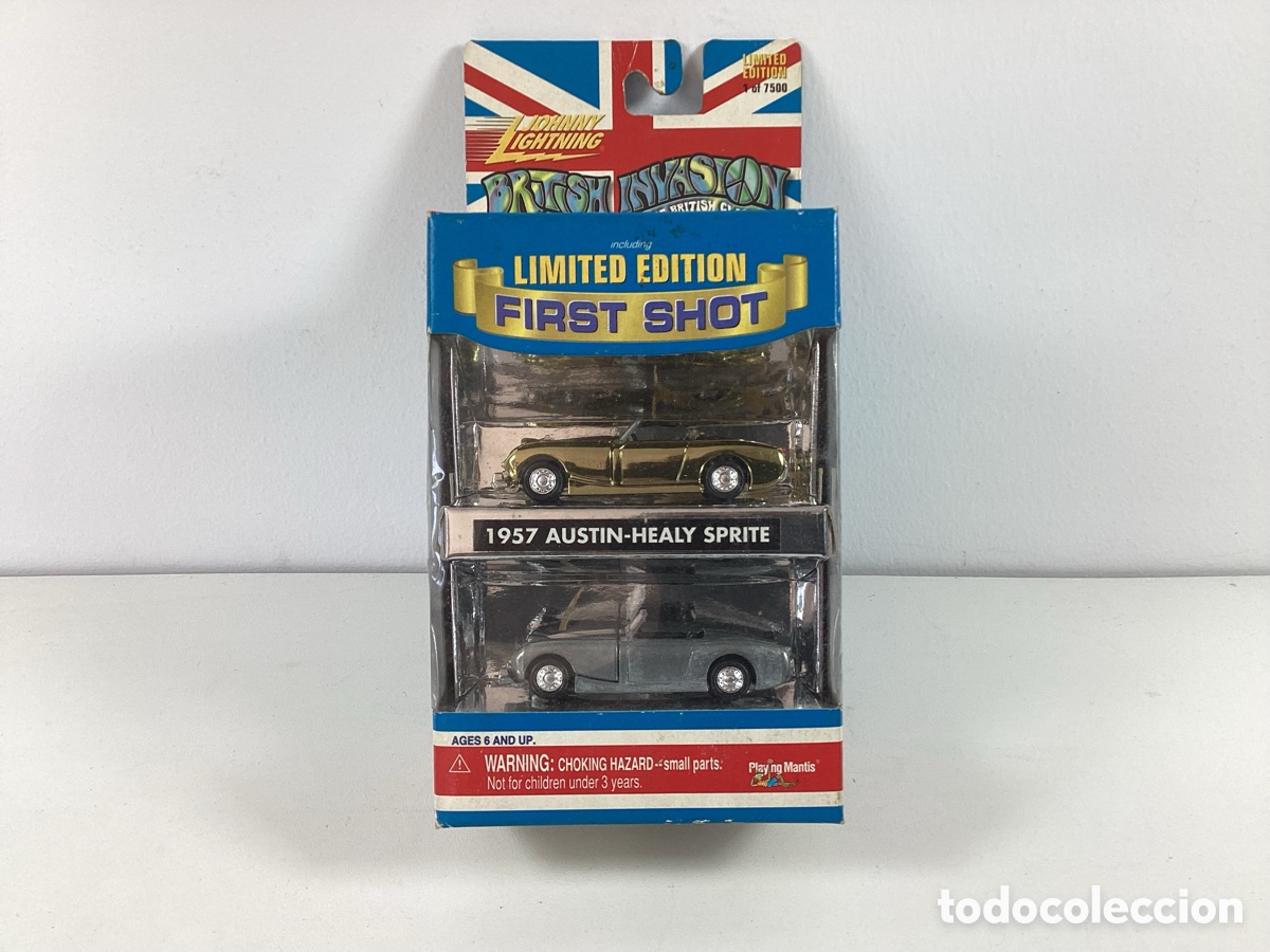 Coches a escala: 1957 AUSTIN-HEALY SPRITE de Johnny Lightning Limited Edition 1/64