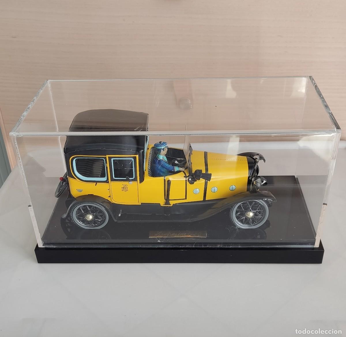 Coches a escala: Reproducci&oacute;n en Miniatura Coup&eacute;-Limousine 1923 &ndash; Coche Cl&aacute;sico de Colecci&oacute;n &ndash; Con Vitrina Protectora