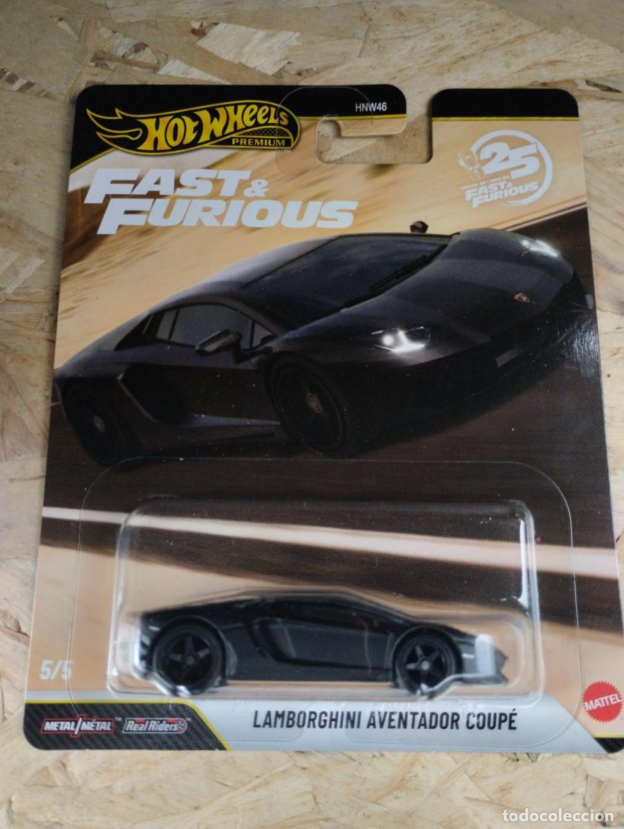 Coches a escala: Hot wheels premium fast furious Lamborghini aventador