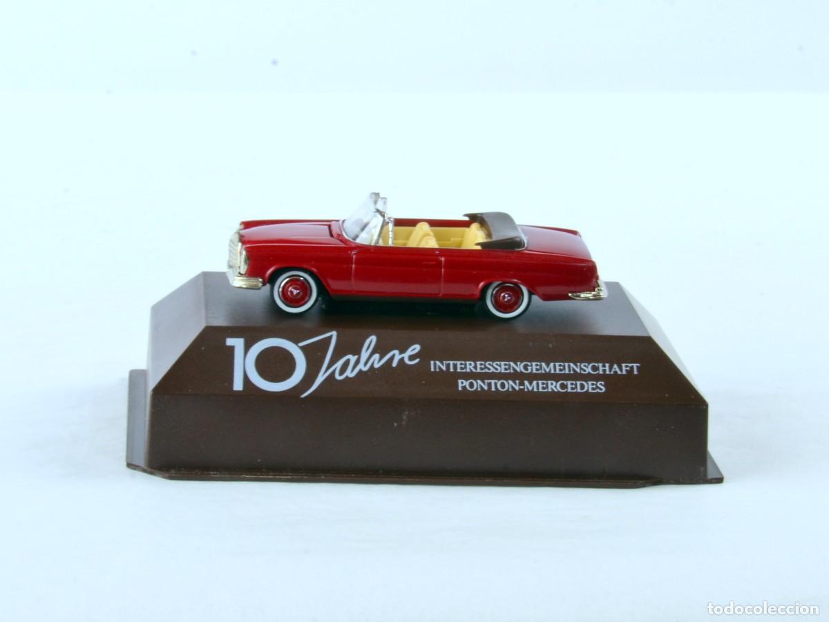 Coches a escala: Brekina Escala H0 1:87 Mercedes Benz 280SE 3.5 Cabrio con Caja