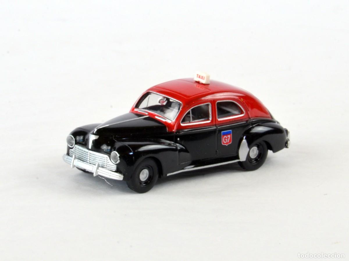 Coches a escala: Drummer Brekina Escala 1:87 H0 Peugeot 203 Q7 Taxi Impecable con Caja