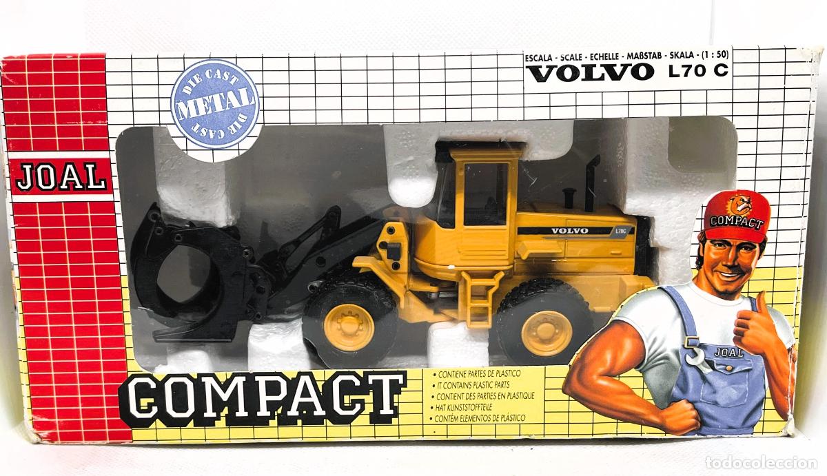 Coches a escala: JOAL PALA VOLVO L70C FORESTAL, NUEVA, C/CAJA ESC.1/50 - FLA