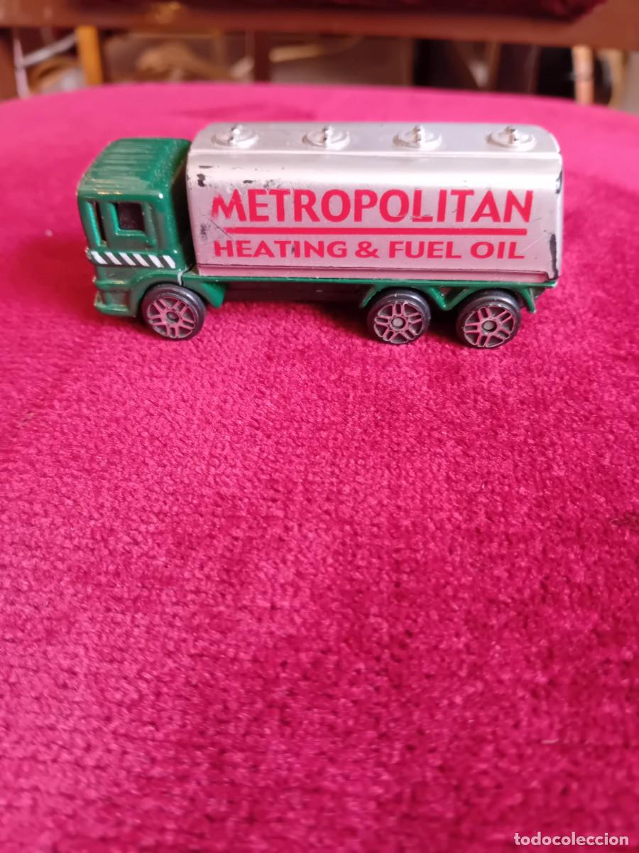 Coches a escala: Cami&oacute;n cisterna de metal Maisto gas tanker escala sobre 1/80
