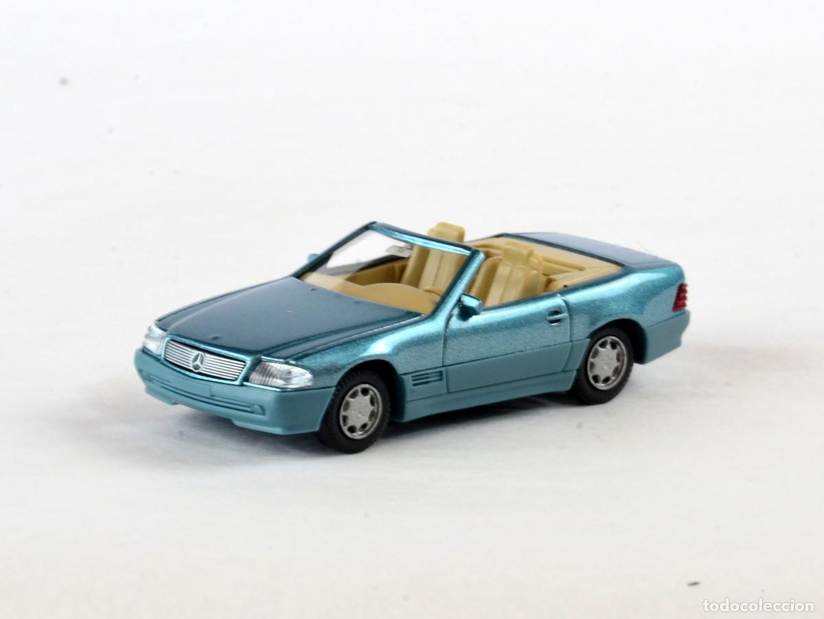 Coches a escala: Wiking Escala 1:87 H0 Mercedes Benz 500SL Cabrio Impecable con Caja